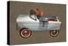 Tee Bird Pedal Car-Michelle Calkins-Stretched Canvas
