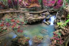 Huai Mae Khamin Waterfall-Tee Theerapol-Mounted Photographic Print