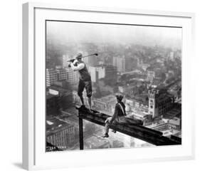 Tee Time-null-Framed Art Print