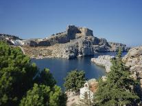 Lindos Acropolis on the Island of Rhodes, Dodecanese, Greek Islands, Greece-Teegan Tom-Framed Photographic Print