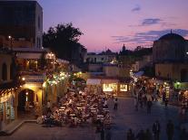 Sandriavani Square in Rhodes Old Town, Rhodes, Dodecanese, Greek Islands, Greece-Teegan Tom-Stretched Canvas