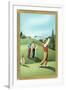 Teeing Off-null-Framed Art Print