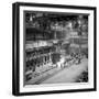 Teeming (Pouring) Molten Iron, Park Gate Iron and Steel Co, Rotherham, South Yorkshire, 1964-Michael Walters-Framed Photographic Print