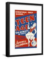 Teen Age Mad Moments-null-Framed Poster