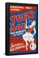 Teen Age Mad Moments-null-Framed Poster