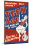 Teen Age Mad Moments-null-Mounted Poster