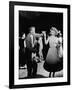 Teen Couples Swing Dancing at the Totem Pole-null-Framed Photographic Print