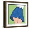 Teen I-E^ Serine-Framed Art Print