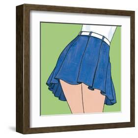 Teen I-E^ Serine-Framed Art Print