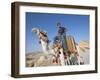 Teenage Boy on Camel in Front of the Great Colonnade, Palmyra, Syria, Middle East-Alison Wright-Framed Photographic Print