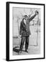 Teenage Boy Plays Catch, Ca. 1912-null-Framed Photographic Print