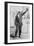 Teenage Boy Plays Catch, Ca. 1912-null-Framed Photographic Print