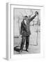 Teenage Boy Plays Catch, Ca. 1912-null-Framed Photographic Print
