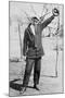 Teenage Boy Plays Catch, Ca. 1912-null-Mounted Photographic Print