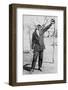 Teenage Boy Plays Catch, Ca. 1912-null-Framed Photographic Print