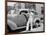 Teenage Boy Poses with the Family Car, Ca. 1940.-Kirn Vintage Stock-Framed Photographic Print