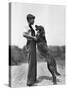 Teenage Boy with Irish Setter-Philip Gendreau-Stretched Canvas