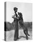 Teenage Boy with Irish Setter-Philip Gendreau-Stretched Canvas