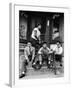 Teenage Boys Hangout on Stoop of Local Store Front-Gordon Parks-Framed Photographic Print