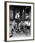 Teenage Boys Hangout on Stoop of Local Store Front-Gordon Parks-Framed Photographic Print