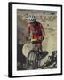 Teenage Competitior in the Mount Sodom International Mountain Bike Race, Dead Sea Area, Israel-Eitan Simanor-Framed Photographic Print