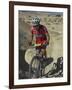 Teenage Competitior in the Mount Sodom International Mountain Bike Race, Dead Sea Area, Israel-Eitan Simanor-Framed Photographic Print