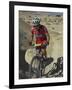 Teenage Competitior in the Mount Sodom International Mountain Bike Race, Dead Sea Area, Israel-Eitan Simanor-Framed Photographic Print