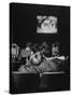 Teenage Couple Necking in a Movie Theater-Nina Leen-Stretched Canvas