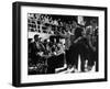 Teenage Couples Without Shoes Dancing at Carlsbad High School Sock Hop-Nina Leen-Framed Photographic Print