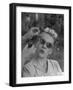 Teenage Girl Having Nail Polish Touches Added to Her Sunglasses-Nina Leen-Framed Photographic Print