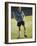 Teenage Girl on a Soccer Field-null-Framed Photographic Print