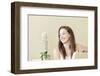Teenage Girl, Smiling, Portrait-Axel Schmies-Framed Photographic Print