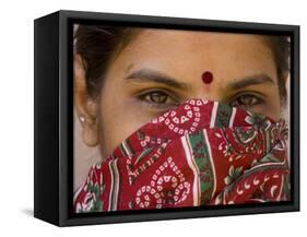 Teenage Girl, Tala, Bandhavgarh National Park, Madhya Pradesh, India-Thorsten Milse-Framed Stretched Canvas