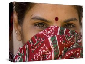 Teenage Girl, Tala, Bandhavgarh National Park, Madhya Pradesh, India-Thorsten Milse-Stretched Canvas