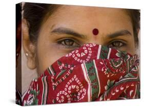 Teenage Girl, Tala, Bandhavgarh National Park, Madhya Pradesh, India-Thorsten Milse-Stretched Canvas