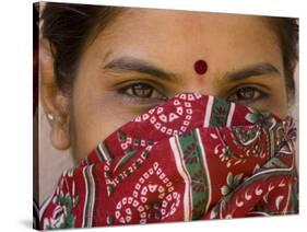 Teenage Girl, Tala, Bandhavgarh National Park, Madhya Pradesh, India-Thorsten Milse-Stretched Canvas