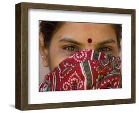Teenage Girl, Tala, Bandhavgarh National Park, Madhya Pradesh, India-Thorsten Milse-Framed Photographic Print