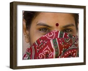 Teenage Girl, Tala, Bandhavgarh National Park, Madhya Pradesh, India-Thorsten Milse-Framed Photographic Print