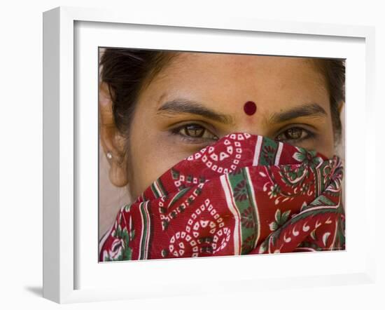 Teenage Girl, Tala, Bandhavgarh National Park, Madhya Pradesh, India-Thorsten Milse-Framed Photographic Print