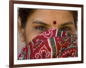 Teenage Girl, Tala, Bandhavgarh National Park, Madhya Pradesh, India-Thorsten Milse-Framed Photographic Print