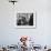 Teenage Girls Drinking Milkshakes at a Local Restaurant-Francis Miller-Framed Photographic Print displayed on a wall