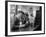 Teenage Girls Drinking Milkshakes at a Local Restaurant-Francis Miller-Framed Photographic Print