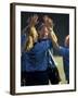 Teenage Girls on a Soccer Team Celebrating-null-Framed Photographic Print