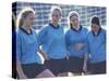 Teenage Girls on a Soccer Team Standing Together-null-Stretched Canvas