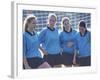 Teenage Girls on a Soccer Team Standing Together-null-Framed Photographic Print