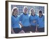 Teenage Girls on a Soccer Team Standing Together-null-Framed Photographic Print