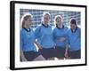 Teenage Girls on a Soccer Team Standing Together-null-Framed Photographic Print