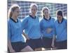 Teenage Girls on a Soccer Team Standing Together-null-Mounted Photographic Print