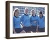 Teenage Girls on a Soccer Team Standing Together-null-Framed Photographic Print