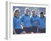 Teenage Girls on a Soccer Team Standing Together-null-Framed Photographic Print